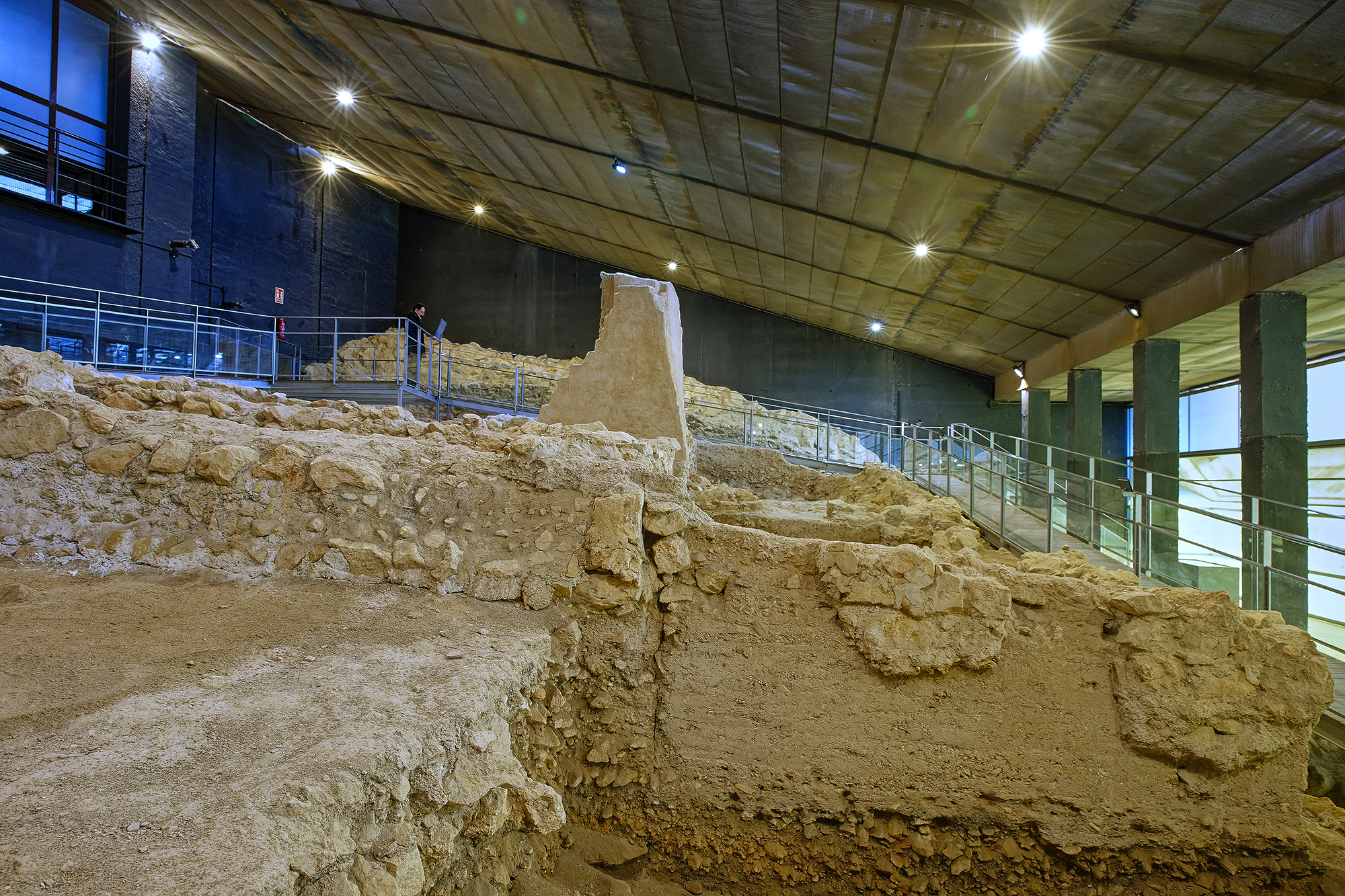 Citadelle de Lorca - Des vestiges ont mis en lumière le quartier juif et particulièrement ce qui était la synagogue